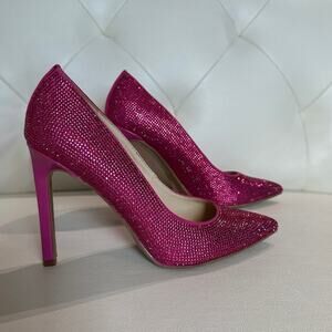 Nine West Hot Pink Diamond Heels - Size 6